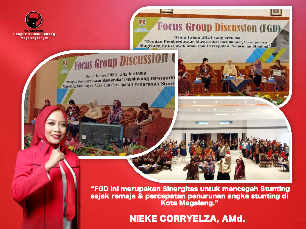 Read more about the article Nieke Corryelza Hadiri FGD dengan tema Pencegahan Stunting di Kota Magelang,