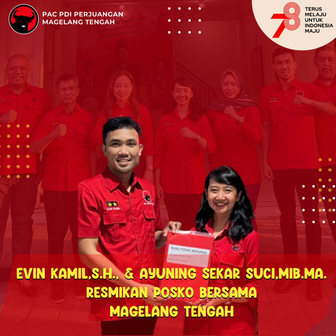 Read more about the article Evin Kamil,S.H., & Ayuning Sekar Suci ,MIB.MA. Resmikan Posko Bersama di Magelang Tengah